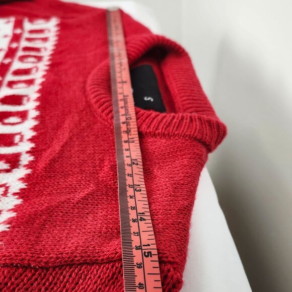 Ugly Christmas Sweater I Love Beer Pullover Unisex American Stitch Festive Party - Picture 9 of 12